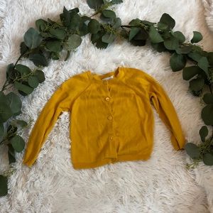 Old Navy Mustard Colored Cardigan